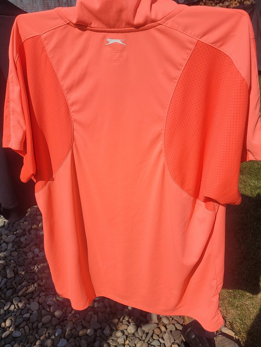 Slazenger Coral Button-Down Polo Top Golf XXL